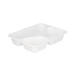132346 - Menubak CPET 225 x 175 x 43 mm wit 525/275/205 ml rechthoekig 3-vaks