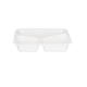 132346 - Menubak CPET 225 x 175 x 43 mm wit 525/275/205 ml rechthoekig 3-vaks