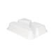 132346 - Menubak CPET 225 x 175 x 43 mm wit 525/275/205 ml rechthoekig 3-vaks