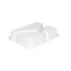 132346 - Menubak CPET 225 x 175 x 43 mm wit 525/275/205 ml rechthoekig 3-vaks