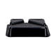 115506 - Menubak CPET 225 x 175 x 43 mm zwart 525/275/205 ml rechthoekig 3-vaks