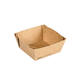 202872 - Box Karton/PLA ecoecho  Cube low 113 x 113 x 50 mm Viking naturel - 510 cc