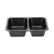 160064 - Menubak PP Caterline 2-vaks 227 x 178 x 50 mm - zwart 645/540 cc