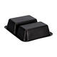 160064 - Menubak PP Caterline 2-vaks 227 x 178 x 50 mm - zwart 645/540 cc