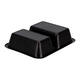 160064 - Menubak PP Caterline 2-vaks 227 x 178 x 50 mm - zwart 645/540 cc