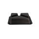 160065 - Menubak PP Caterline 3-vaks 227 x 178 x 50 mm - zwart - 530/325/235 cc
