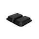 162147 - Menubak PP Caterline 2-vaks 227 x 178 x 32 mm - zwart 440/370 cc
