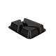 162152 - Menubak PP Caterline 3-vaks 227 x 178 x 40 mm - zwart 445/280/205 cc