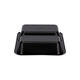 162151 - Menubak PP Caterline 2-vaks 227 x 178 x 40 mm  zwart 550/480 cc