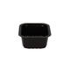 758002 - Menubak PP Side Dish 1-vaks 138 x 114 x 53 mm - zwart 470 cc