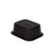 758002 - Menubak PP Side Dish 1-vaks 138 x 114 x 53 mm - zwart 470 cc