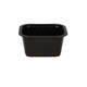758602 - Menubak PP Side Dish 1-vaks 138 x 114 x 70mm - zwart 630 cc