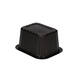 758602 - Menubak PP Side Dish 1-vaks 138 x 114 x 70mm - zwart 630 cc