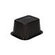 758602 - Menubak PP Side Dish 1-vaks 138 x 114 x 70mm - zwart 630 cc