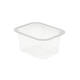 758606 - Menubak PP Side Dish 1-vaks 138 x 114 x 70 mm - transparant 630 cc