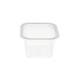 758606 - Menubak PP Side Dish 1-vaks 138 x 114 x 70 mm - transparant 630 cc