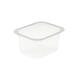 758606 - Menubak PP Side Dish 1-vaks 138 x 114 x 70 mm - transparant 630 cc