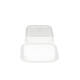 758606 - Menubak PP Side Dish 1-vaks 138 x 114 x 70 mm - transparant 630 cc