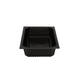 740102 - Menubak PP 1/4 GN 1-vaks 265 x 162 x 50 mm - zwart 1500 cc