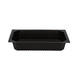 740102 - Menubak PP 1/4 GN 1-vaks 265 x 162 x 50 mm - zwart 1500 cc