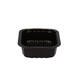 758512 - Menubak PP Side Dish 1-vaks 138 x 114 x 35 mm - zwart 350 cc