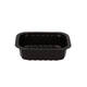 758512 - Menubak PP Side Dish 1-vaks 138 x 114 x 35 mm - zwart 350 cc
