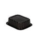 758512 - Menubak PP Side Dish 1-vaks 138 x 114 x 35 mm - zwart 350 cc