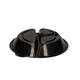 176394 - Menubak PP Pearl L3 rond 3-vaks ø 250 x 42 mm - zwart 590/327/238 cc