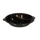 176395 - Menubak PP Pearl L2 rond 2-vaks ø 250 x 42 mm - zwart 750/490 cc