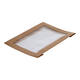 202882 - Deksel Karton/PLA  Brick 200 x 140  x 30 mm + Venster tbv Viking Box 188103 - naturel