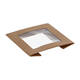 202878 - Deksel Karton/PLA Cube 113 x 113 x 29 mm + Venster tbv Viking Box 188112 - naturel