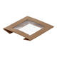 202878 - Deksel Karton/PLA Cube 113 x 113 x 29 mm + Venster tbv Viking Box 188112 - naturel