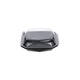 188019 - Octaview APET 185 x185 x 70 mm 625 cc zwart + deksel transparant