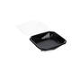 188019 - Octaview APET 185 x185 x 70 mm 625 cc zwart + deksel transparant