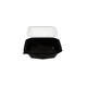 188020 - Octaview APET 185 x185 x 90 mm 800 cc zwart + deksel transparant