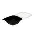 188020 - Octaview APET 185 x185 x 90 mm 800 cc zwart + deksel transparant