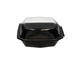188020 - Octaview APET 185 x185 x 90 mm 800 cc zwart + deksel transparant