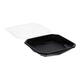 188021 - Octaview APET 225 x 225 x 65 mm 925 cc zwart + deksel transparant