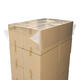 Afdekvel LDPE 150 x 150 cm op rol perfo transparant - 30 my