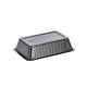 Snackbak PS 163 x 110 x 36 mm zwart A13