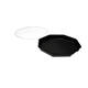 Octaview 305 x 305 x 80 mm Black 1-comp