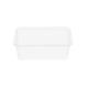 Bak PET 183 x 135 x 63 mm transparant 1000 ml rechthoekig