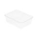 Bak PET 183 x 135 x 63 mm transparant 1000 ml rechthoekig