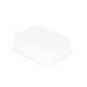 Bak PET 183 x 135 x 63 mm transparant 1000 ml rechthoekig