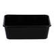 Bak PP 182 x 135 x 65 mm zwart 1000 ml rechthoekig spuitgiet