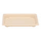 196727 - Tray Sushi bagasse 184 x 128 x 22 mm small bruin