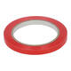 Tape PVC 9 mm x 66 mtr rood 37 my