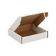 Brievenbusdoos  110 x 110 x 28 mm wit/bruin enkel golf - 322 610 050