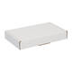Brievenbusdoos 180 x 115 x 28 mm wit/bruin enkel golf - A6 - 322 610 150