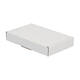 Brievenbusdoos 180 x 115 x 28 mm wit/bruin enkel golf - A6 - 322 610 150